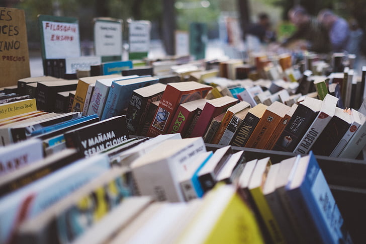 arranged, books, bookshop, bookstore, collection, rows, shop
