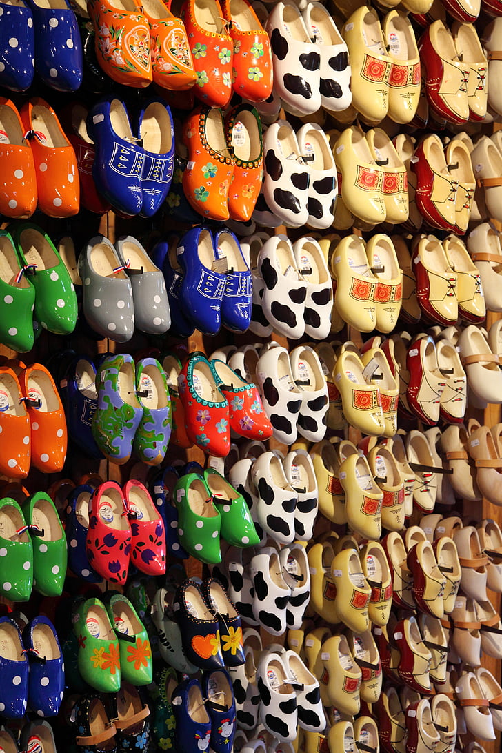 valguda, Värv, Värviline, Käsitöö, Hollandi, jalatsid, käsitsi valmistatud