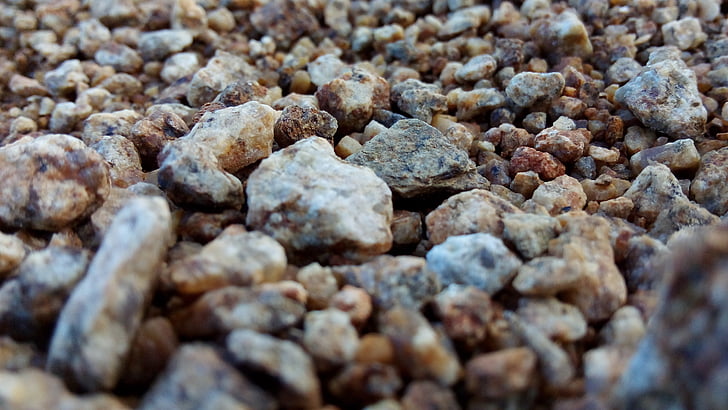 steen, grind, strand, Rock