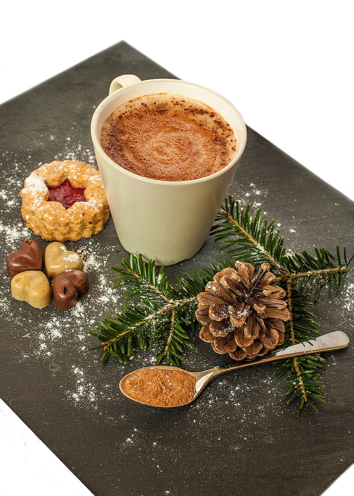chocolate caliente, cacao, llegada, chocolate, Navidad, dulzura, delicadeza