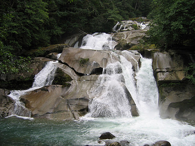 Clayton, Falls, Bella, brittiska, Columbia, vattenfall, vatten