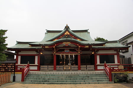 yokohama, shrine, ushioda shrine, japan, culture, religion, japanese