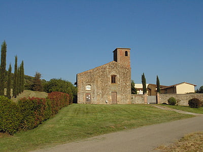church, borgo, tuscany, summer, sky, prato, towers