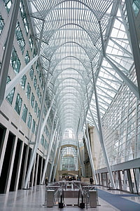 architecture, building, infrastructure, indoor, mall, escalator, indoors