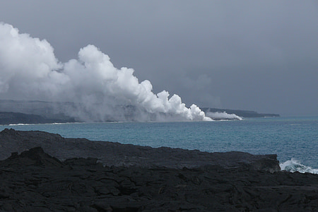 Hawaii, Taman Nasional, Gunung berapi, alam, lava, laut, Pulau