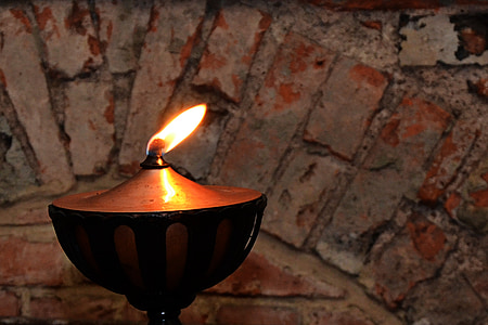 петрол лампа, пламък, лампа, огън, бил, свещ, огън - природен феномен