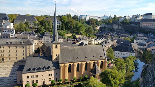 Lucembursko, Lucemburk, Neumünster abbey, opatství, destinaci Neumünster, Architektura, Evropa