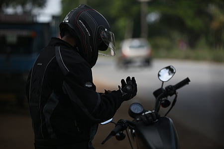 macro, man, motorbike, motorcycle, person, vehicle