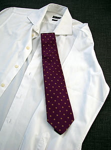 klær, slips, klær, skjorte