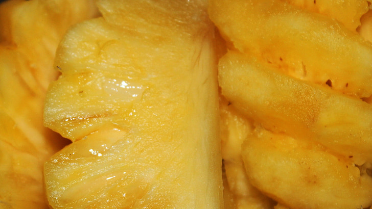 ananas, voće, svježe, sok, svježe voće, jelo