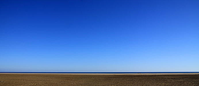 φόντο του ουρανού, Άμμος, Ωκεανός, στη θάλασσα, με καθαρό ουρανό, παραλία, ουρανός