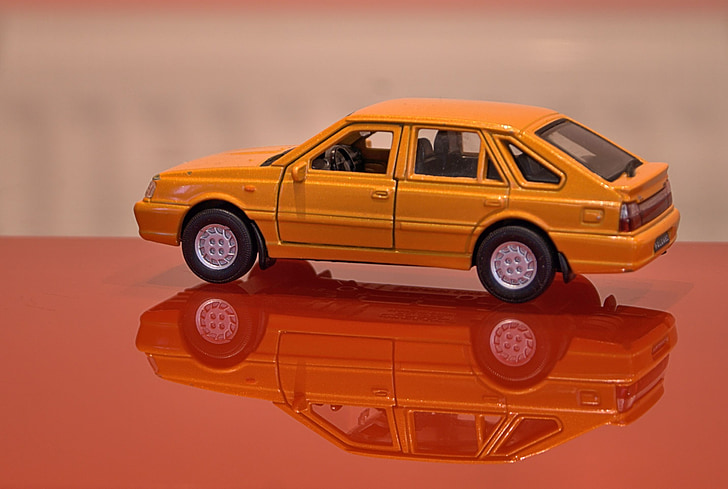 Mô hình, Polonaise, xe hơi, tự động, màu da cam