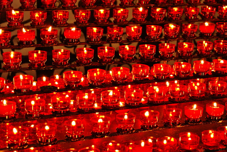 svetlo, sveča, ob svečah, Povečava, plamen, osvetljeni, svetlobe