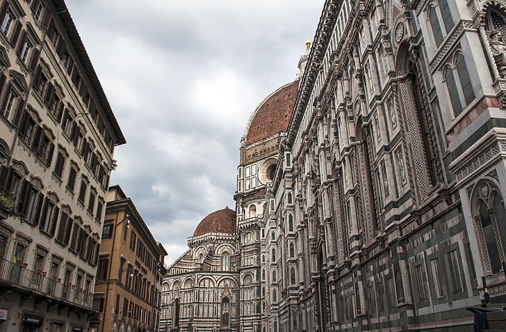 Firenze, Italia, reise, historiske, italiensk, byen, bygge