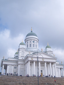 Suomi, Helsinki, rakennus, City, muistomerkki, historia, valkoinen rakennus