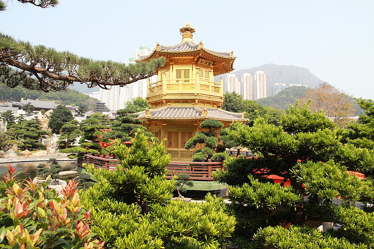 Hong kong, architecture, Parcs, l’Asie, cultures, Temple - bâtiment, célèbre place