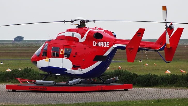 hélicoptère, pales de rotor, vol panoramique