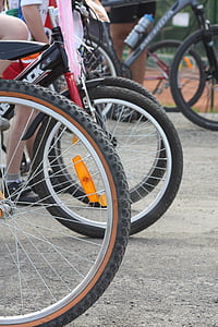 runda, Cykling, detalj, cyklist, Road cykling