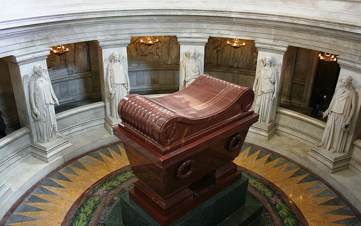 Tomb av napoleon, Napoleon, Invalides, marmor, Paris