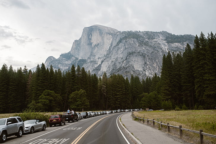 Yosemite, pola kupola, priroda, kupola, Kalifornija, nacionalne, parka