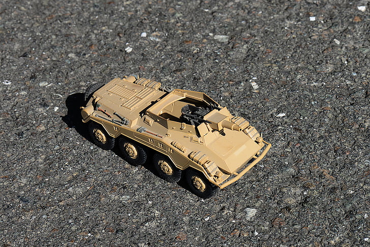 model, radschützenpanzer, road, military