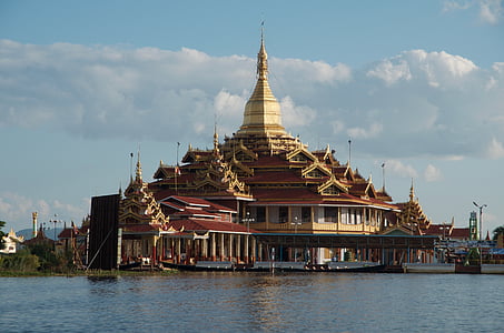 Mjanmarsko, budhizmus, chrám, Ázia, Architektúra, Thajsko, chrámu - budova