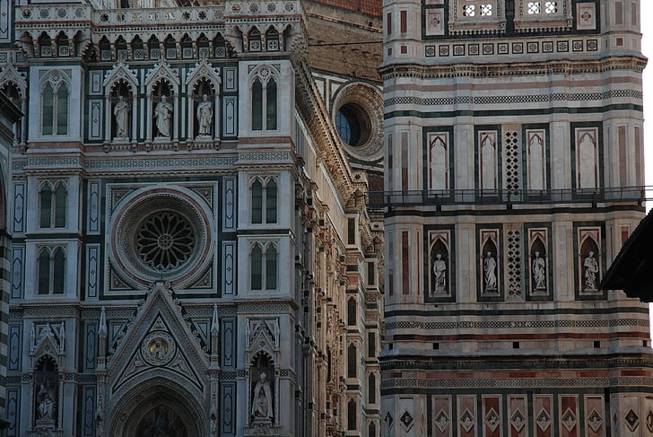 Florens, Italien, Italia, sevärdheter, skulpturer, arkitektur, statyer