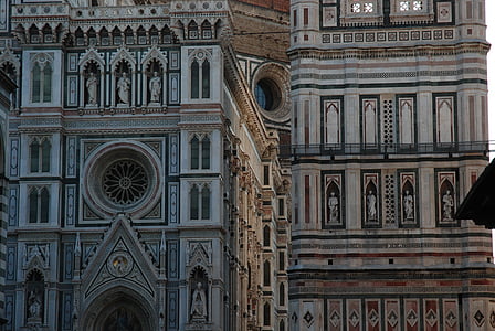Firenze, Italia, Italia, monumenter, skulpturer, arkitektur, statuer