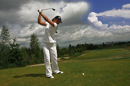 golf, golfer, ball, sport, game, recreation, golf Club