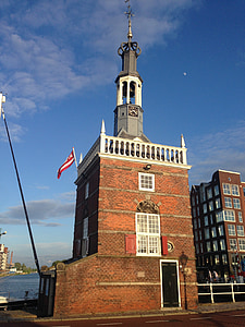 akcizo mokesčio bokštas, Alkmaar, uosto pabaigimo