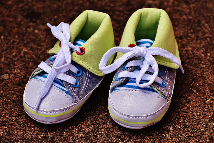 Vaikiški batai, mažas, kūdikis, mielas, žavinga, batai, Vaikiški batai