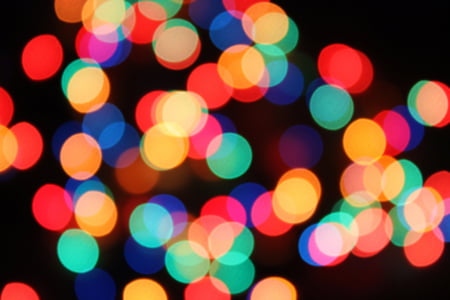 colori, Vacanze, luci, albero di Natale, blu, rosso, verde