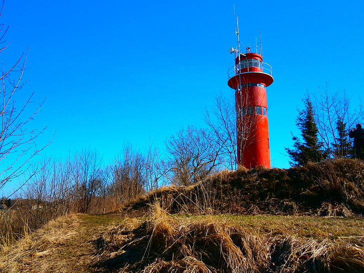 lighthouse, sky, spring, beacon, coast, nautical, coastline