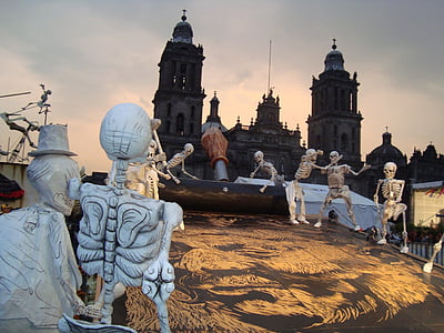 nabízí, zásuvka Mexiko, Katedrála Mexiko, tradice, mrtvý