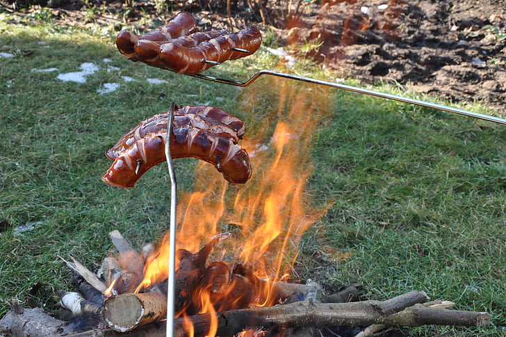 an outbreak of, the sausage, relaxation, poland, baking sausages