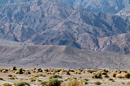 vallée de la mort, Californie, é.-u., désert, chaud, sec, paysage