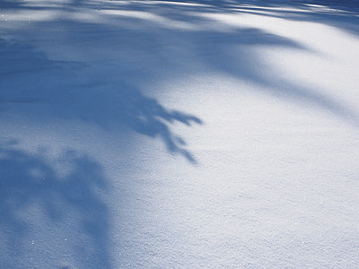lumi maastik, talvel, päike, Shadow, lumi, külm, snowfield