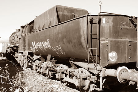 El loco, obsoleto, locomotiva, estrada de ferro