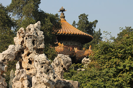 china, forbidden city, building, cliff