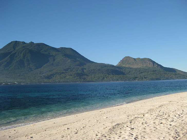 Camiguin, Filipinas, praia, Ilhas, Praia de areia branca