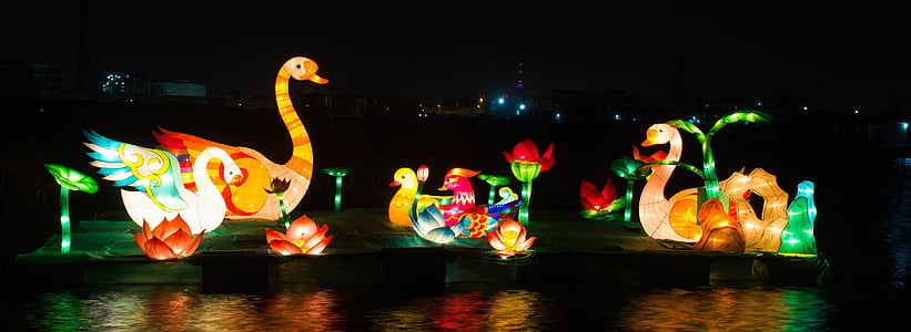 lantern festival, night view