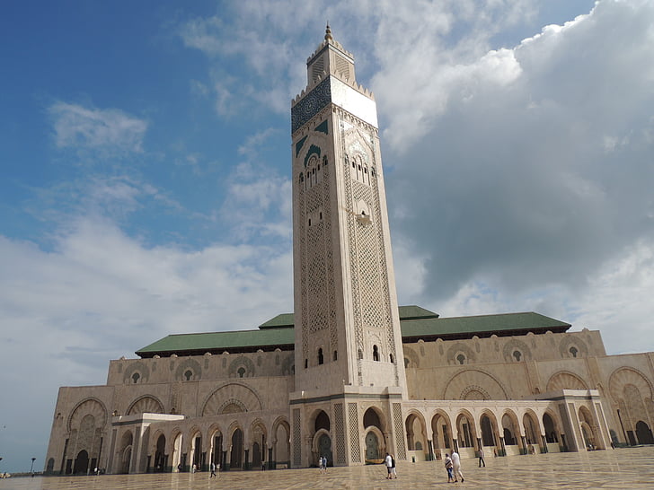 hassan 2 mosque, mosque, casablanca, hassan, morocco, islam, architecture