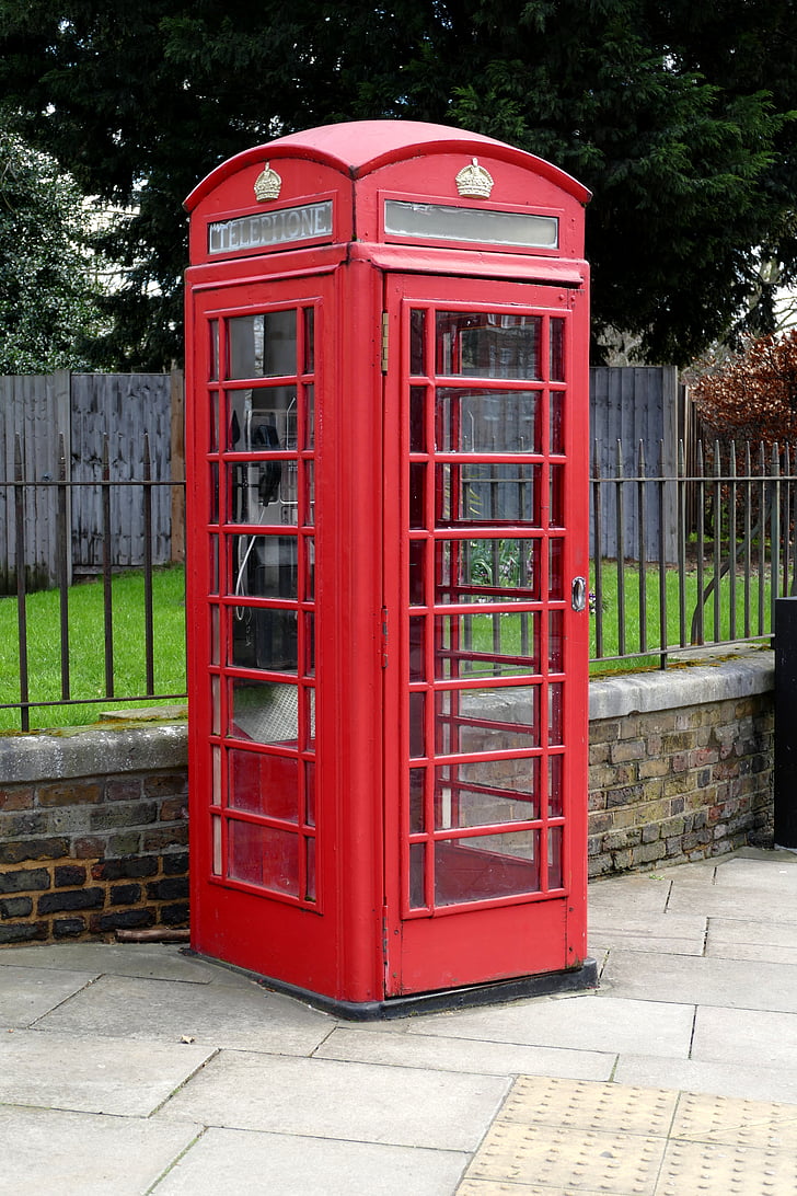 l’Angleterre, cabine téléphonique, dispensaire, maison de téléphone, Anglais, cabine téléphonique rouge, cabine téléphonique