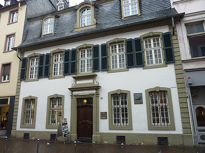 Trier, Karl marx-huis, Home, Karl marx, Museum, gevel, Toerisme