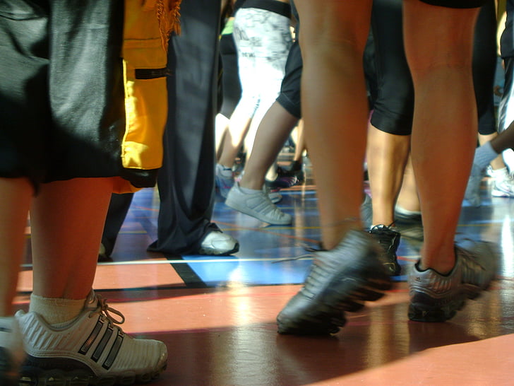 kustība, kājām, deja, trenažieru zāle, treniņa, kurpes, fitnesa