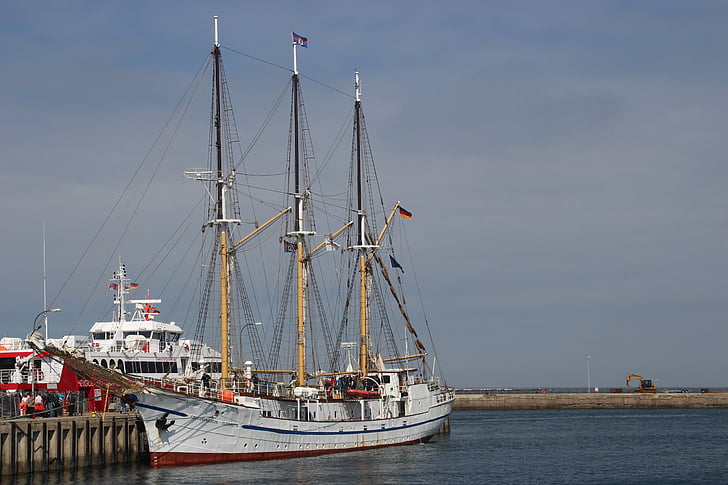 ветроходен кораб, Велика херцогиня Елизабет, Хелголанд