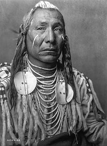 historiske, Vintage, Sioux, indisk, amerikanske, Chief, livsstil