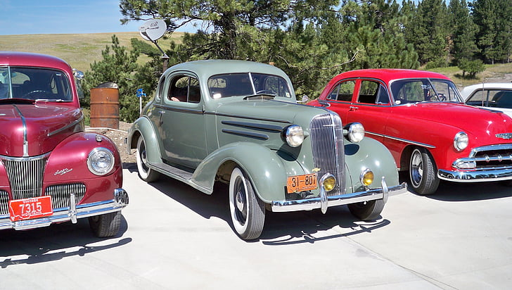 Vintage biler, gamle bil, klassisk bil, hot rod, vintage, klassiske biler, biler