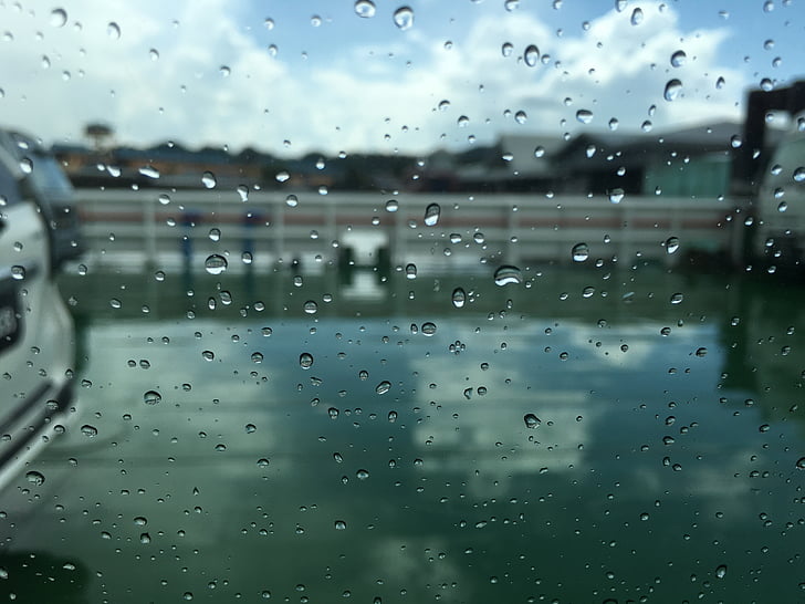 déšť, dešťové kapky, dropletu
