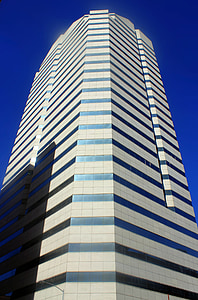 Houston, Texas, Amerikai Egyesült Államok, felhőkarcoló, nagy emelkedés, torony, belváros